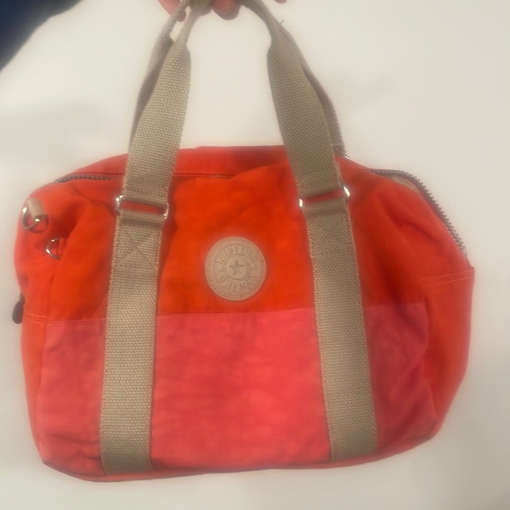 Kipling Medium Sized Bag / orange and pink